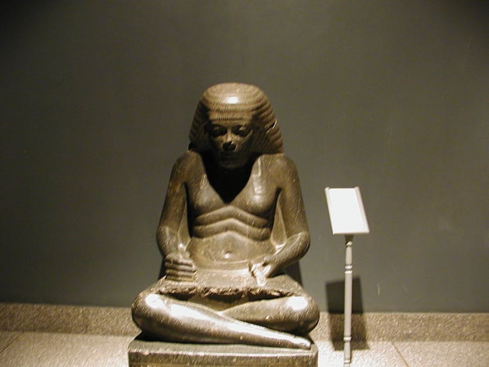 Education of scribes began in childhood, lasting at least 10 years, and included mathematics and accountancy. The scribal profession usually ran in families.
