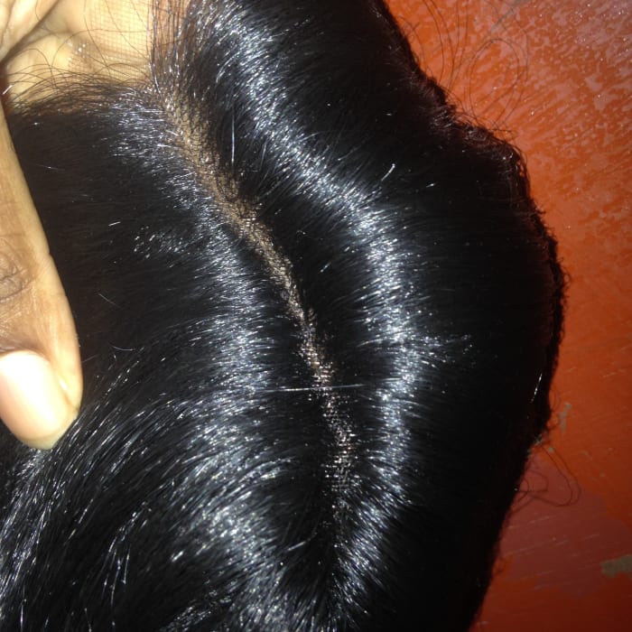 A good parting with enough space to widen the part will make a wig look natural and more expensive.
