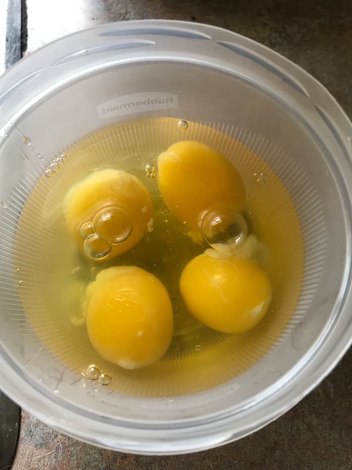 Find extra large whole eggs for binding. They add moisture as well as flavor, and they will help your meatloaf hold together well. They work great with the whole grain bread.