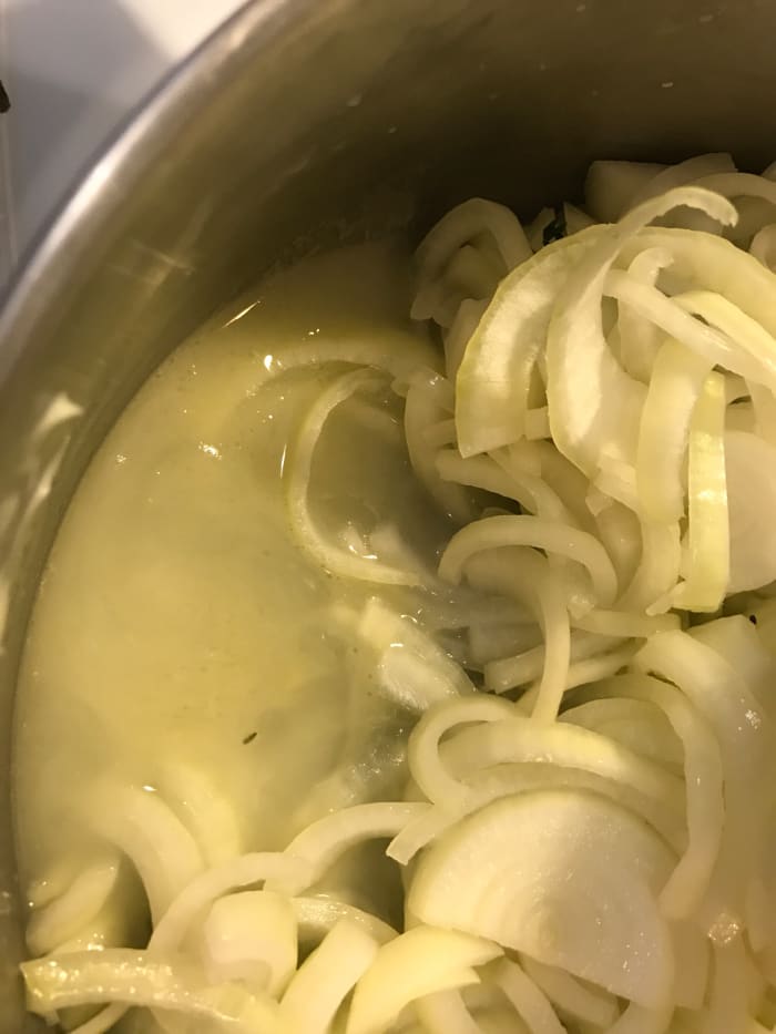 Fresh onions contain a ton of liquid. Caramelization is all about reducing something to bring out the sugars. Cooking the onions to evaporate this liquid is all about patience. As it evaporates it leaves behind concentrated flavor.