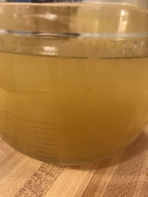You can use either chicken or beef broth - it's whatever you have or whatever you like best. I just happen to have chicken broth most of the time, but either one works equally well.