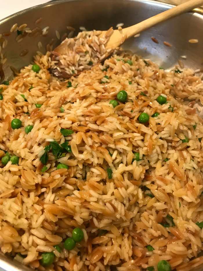 Final step is adding the fresh parsley. Parsley gives a gorgeous contrast and bright note to the final dish.