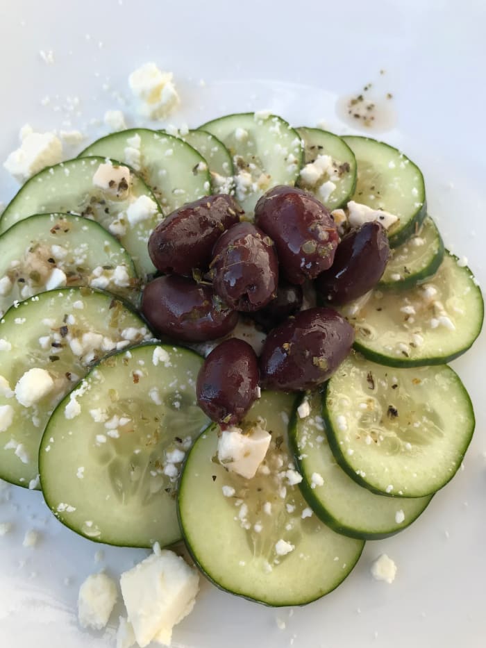 I love the bright, clean flavors of this simple homemade Greek vinaigrette made from scratch. We use it on tossed salads or to dress power bowls, or to drizzle over fresh chopped vegetables for an easy, quick side.