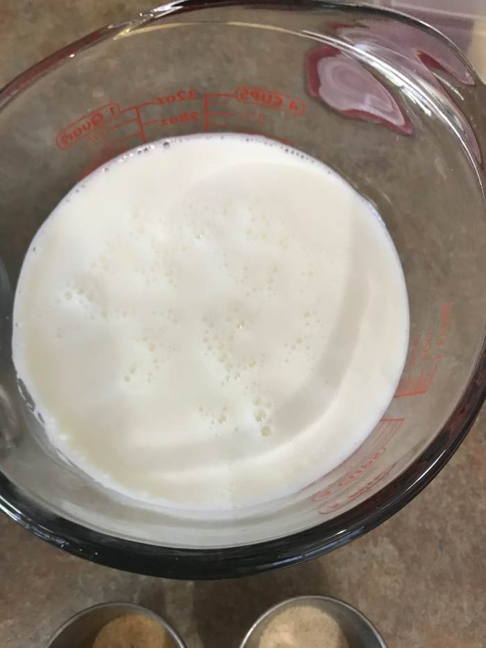 I like using whole milk when making the bechamel; the flavor is just much richer. The finished sauce is silkier and smoother, as well.