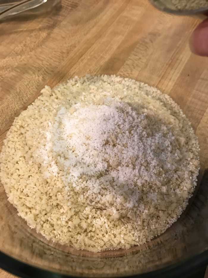 The irregular texture of panko is what makes them end up so crunchy and crispy in the oven. Season them well though - they're very bland on their own!