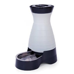 Cat Water Fountain: PetSafe Healthy Pet Water Station Dog and Cat Water System with Stainless Steel Bowl