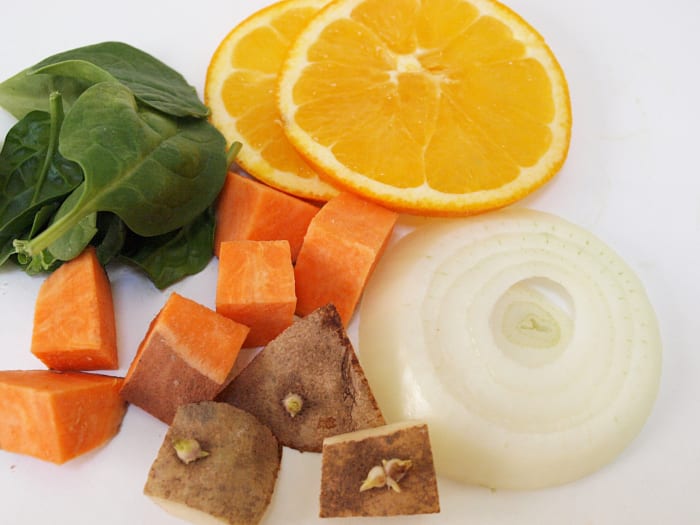 Surprisingly, a number of vegetables are bad for rats, including sweet potatoes, potato eyes, raw onions, oranges, and spinach.