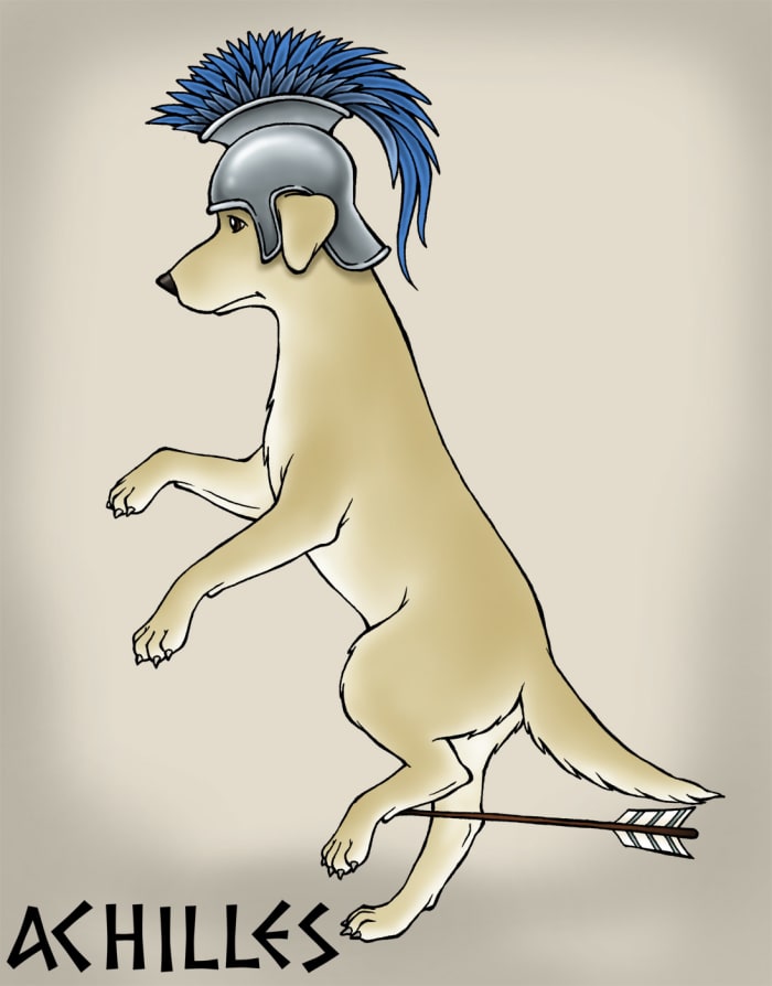 Greek mythology hero Achilles was the most talented of warriors in the Trojan War.