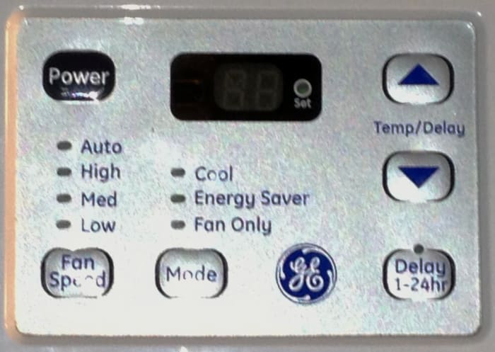 Our air conditioner can be preset to maintain a specific temperature via "Energy Saver".