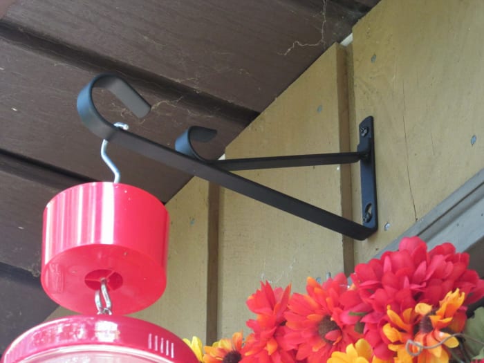 Double Scroll Plant Hanger. This can be mounted with the scrolls facing the ground or facing upwards as I did.