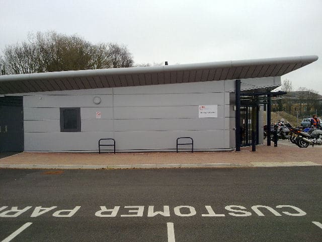 What happens at the driving test centre on the day of your driving test?