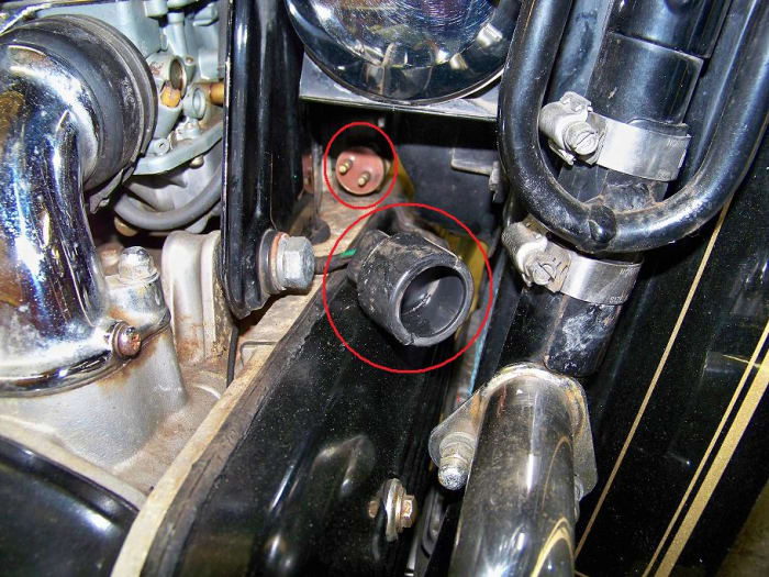 How To Replace the Thermostat Fan Switch on a 1978 Honda Goldwing