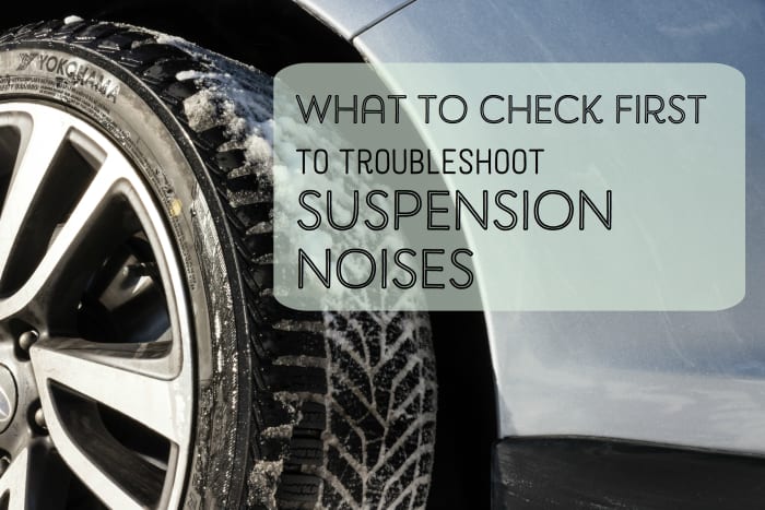Do a visual check around your wheels. Have you driven over something that's caught in the suspension?