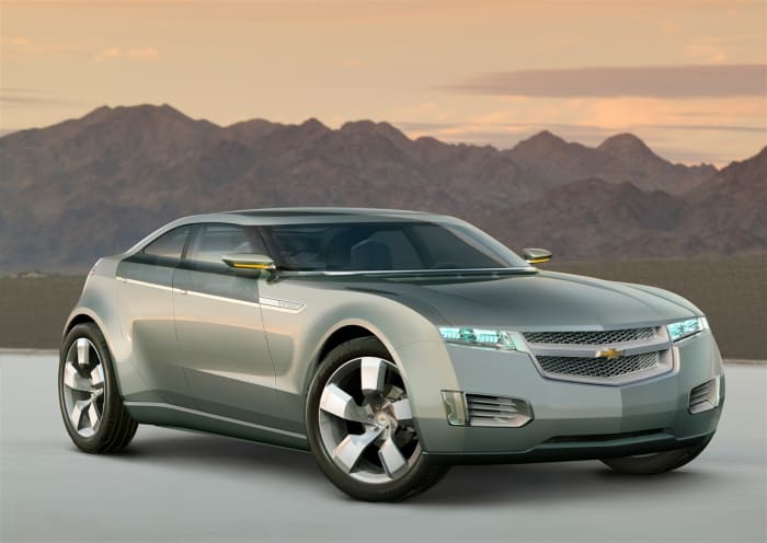 The pioneering Volt is Chevy's best hope to become financially healthy enough to challenge Ford in the future. With its highly advanced technology, it carries a price of around $42,000.