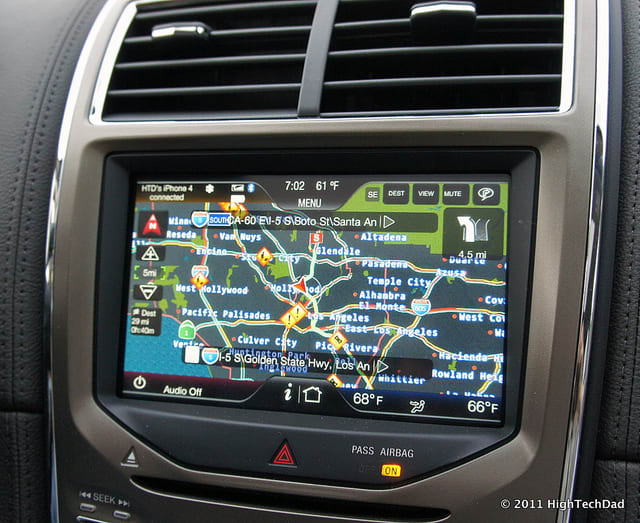 Let your GPS worry about looking for the turns so you don't have to stall traffic by looking for them yourself