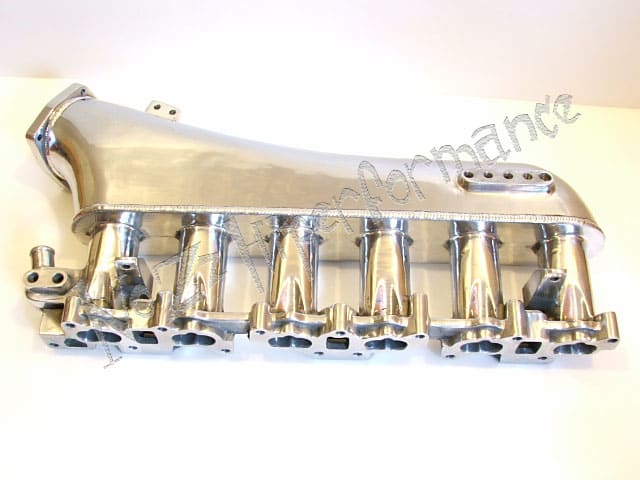 Nozzs complete intake manifold. Replaces upper and lower, and features a conventional short runner design to maximum peak power gains.