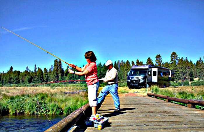 The farther away you are from big cities and popular tourist areas, the less you pay to camp.