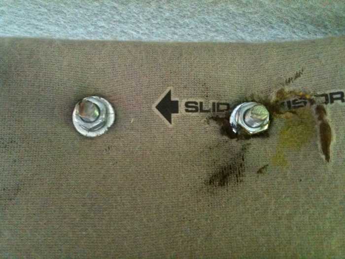 You can see why it is important to keep the drill at a slow speed and to unhook snags. The second one turned out much better.