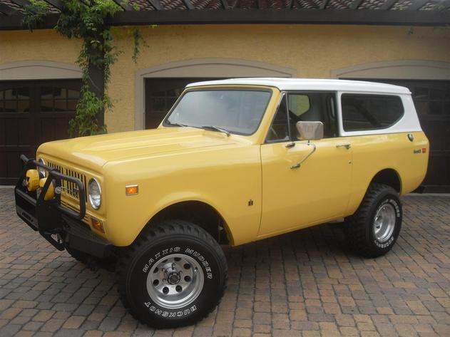 The International Scout was really the first true SUV, and has attracted a cult following for a reason. They're the perfect size and are built incredibly tough.