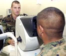 You'll need to do an eye test, either at the traffic department, or you should present eye test results after having gone to an optometrist.