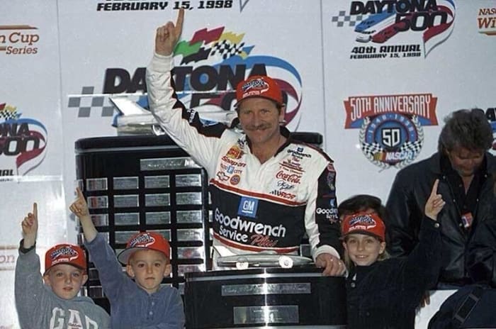 Earnhardt Sr's 1998 Daytona 500 win showed just how close the Dillons and Earnhardts were.