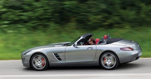 The SLS AMG Roadster was introduced at the Frankfurt Motor Show in September 2011, it came to the U.S. as a 20112 model.