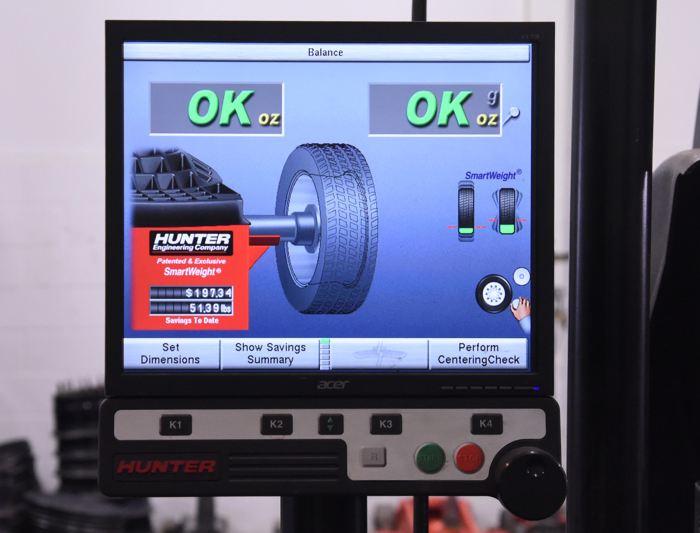 An out-of-balance tire can cause your steering wheel to oscillate.