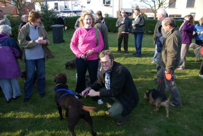 Not all dogs can cope among large gatherings of people.