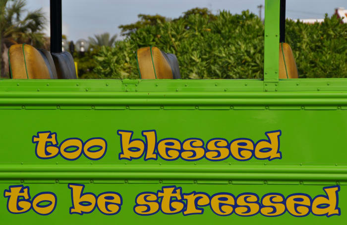 Find a job you can be happy with. I hope you find a job where you're overjoyed and too blessed to be stressed. If you don't have that now, keep searching.