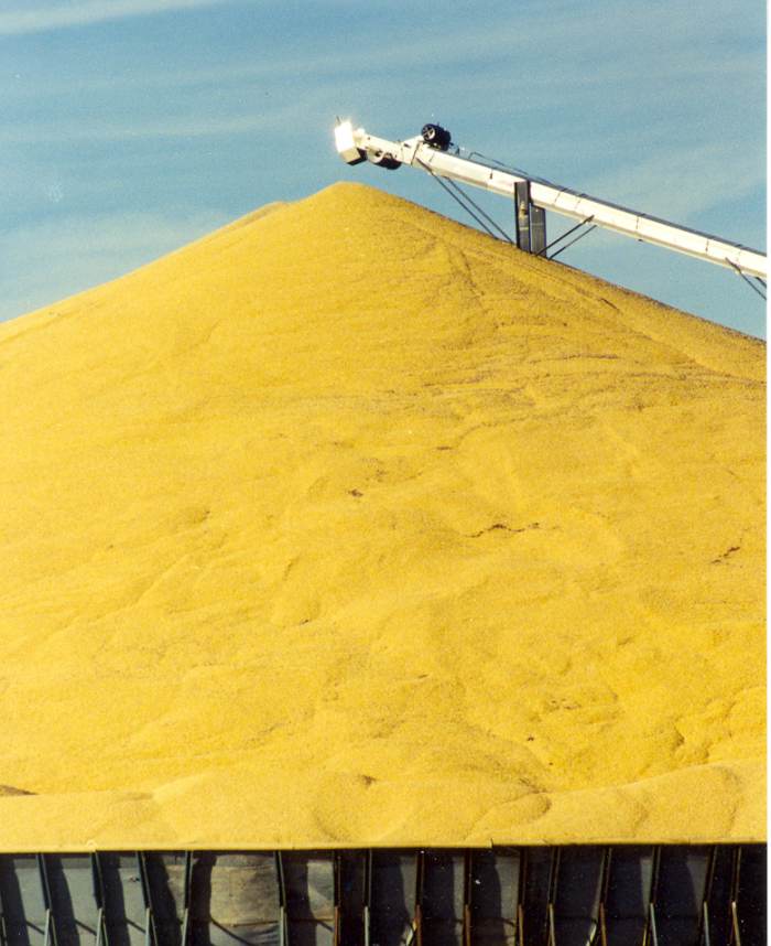 Big stocks of wheat, corn and everything else resulted from the policy to squeeze inflation out of the US economy