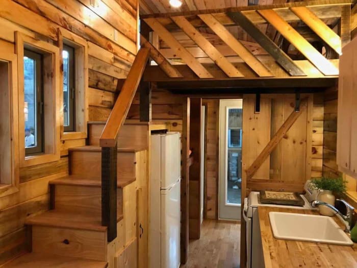 Sadly, lofts are usually off limits to people who cannot climb ladders or walk up stairs. Ramps can be built, but they may end up taking a lot of room, and it is difficult to get out of a wheelchair with a low loft ceiling.