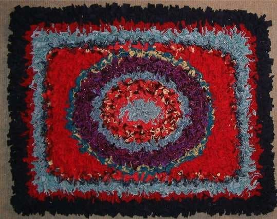 We had one like this that my mum and I pegged together and it served as our hearth rug for many years.