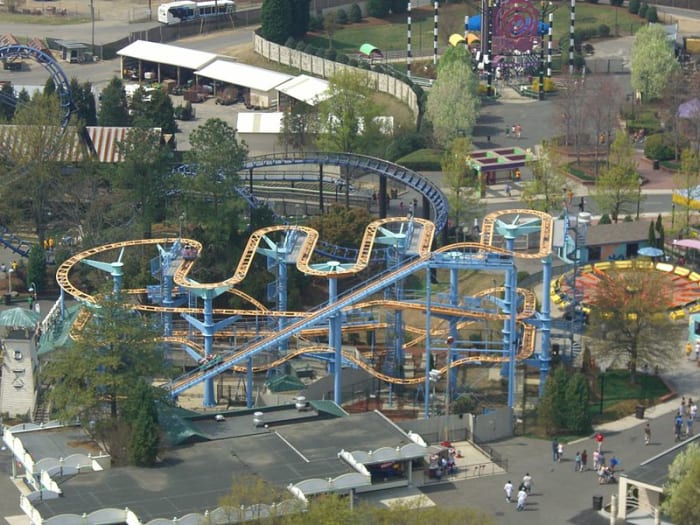 Paramount Carowinds Park near Fort Mill.