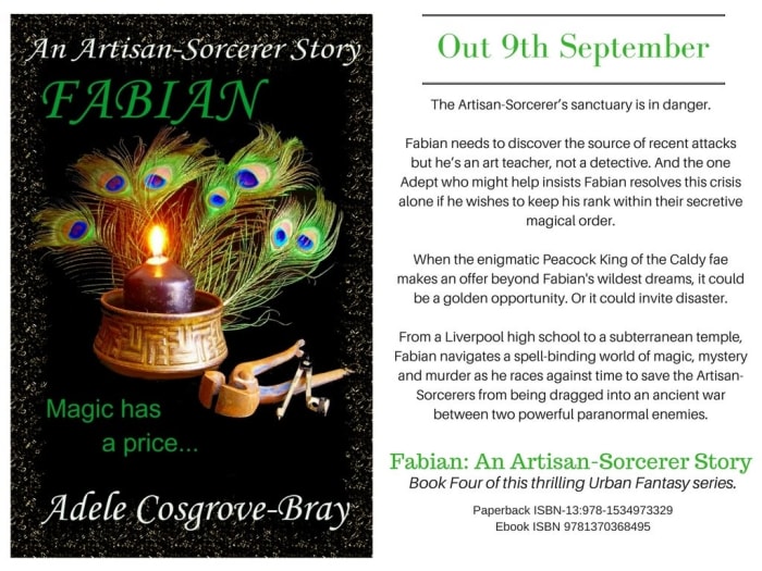 To the public they are artists creating beauty in their shared Liverpool home. In private, they are members of an ancient occult order riddled with intrigue and power struggles. Can Morgan keep them safe in their turbulent world of dark magic?