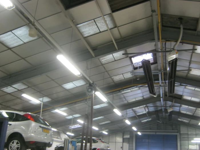 When I worked there, the garage looked much like this. I helped to install the main pipes and the sanitation.