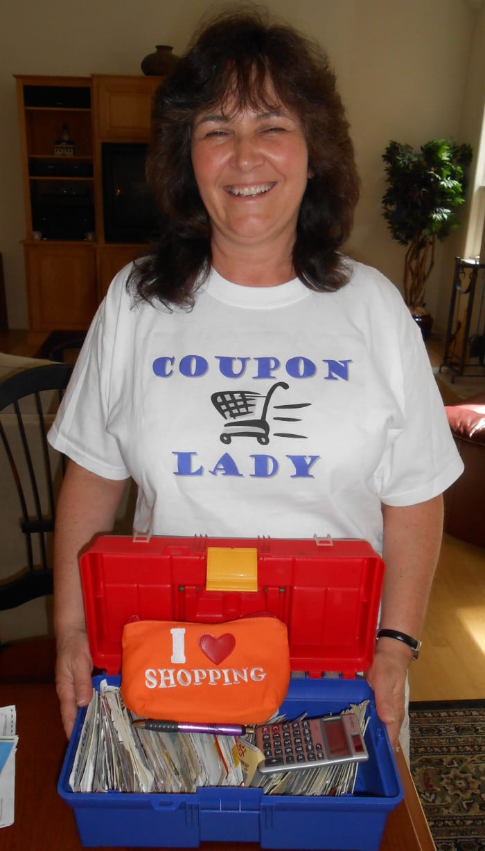 The tools of the coupon trade! Here is my main coupon holder and my store pouch inside of which I keep an envelope for each store filled with coupon and my grocery list for each store I will shop at each week.