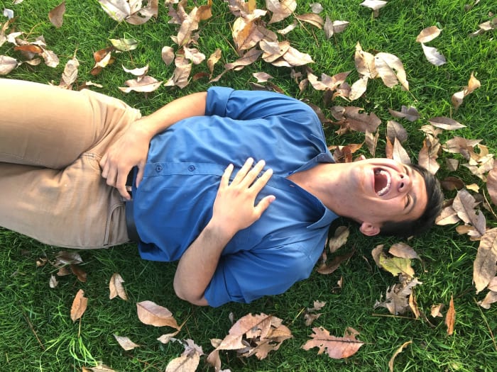 Do you think you could let yourself really go in a laughter yoga session at work? You'll never know until you try it!