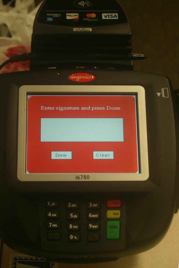 Credit card readers are part of POS (point of sale) systems, which integrate into operations management tools for finances, inventory, and customer relations management (CRM).