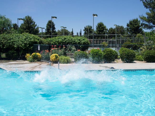 Cover your pool: There is a viscous liquid solution available that cuts down on pool evaporation. The liquid is nontoxic and most swimmers cannot tell it's there.