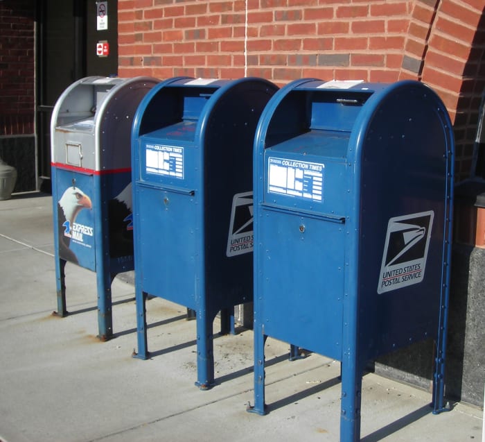 If your flat-rate package is small enough, you can drop it into any USPS drop box instead of taking it to the post office.