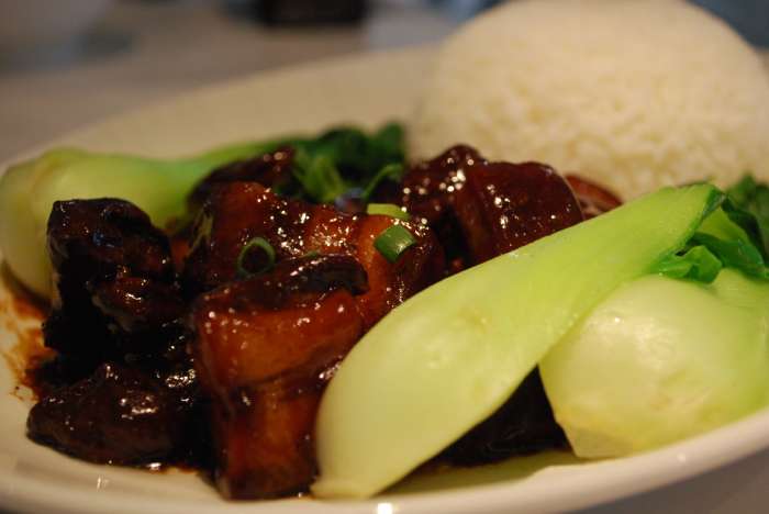 A restaurant meal.