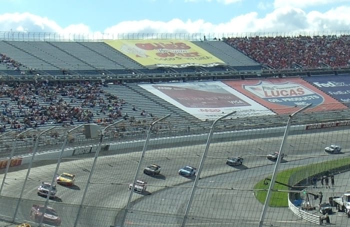 Fewer fans are attending races, leading to space in the grandstands and less revenue for the tracks
