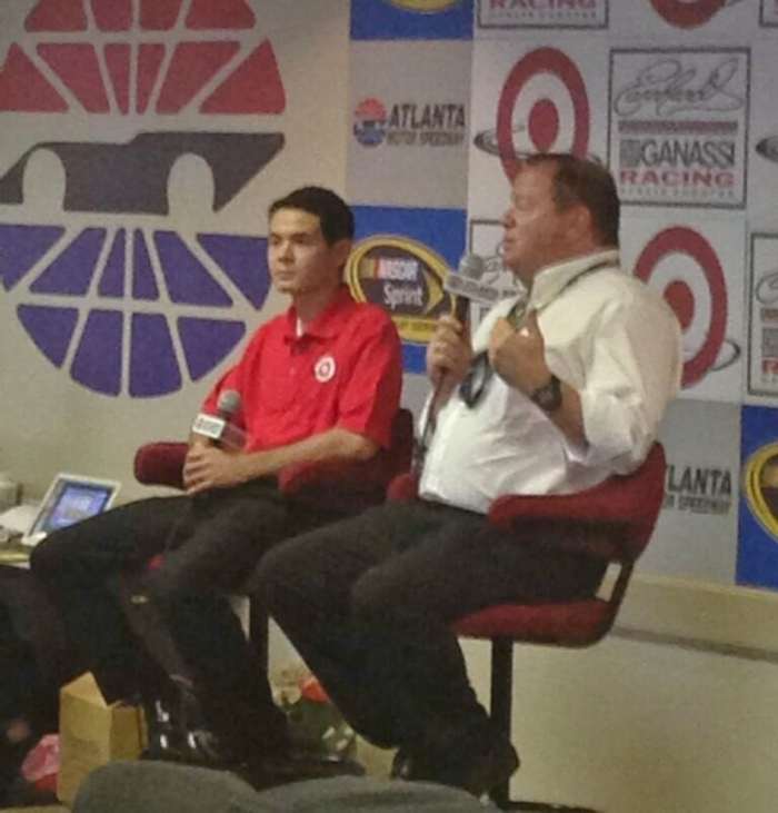 Chip Ganassi hopes that Kyle Larson (left) is the next big thing NASCAR needs to kickoff another growth spurt