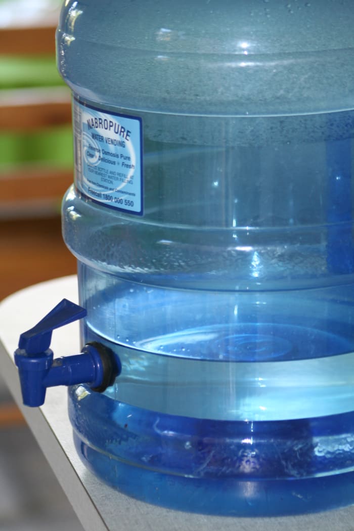 Keep fresh water on hand for drinking and cooking. Find an outlet that sells healthy clean drinking water. Don't risk drinking contaminated water. Water for washing and bathing should ideally be kept separate to your valuable drinking water.