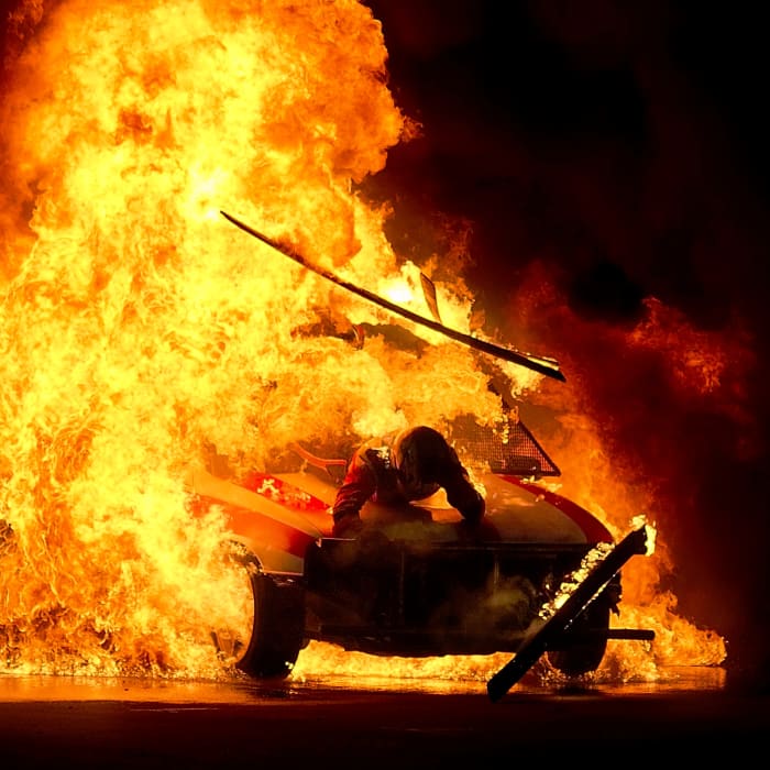 Relationship pyrotechnics is not for the faint of heart. It's dangerous behavior, an acquired skill. Engage in it too often or too lightly and you will get seriously injured.