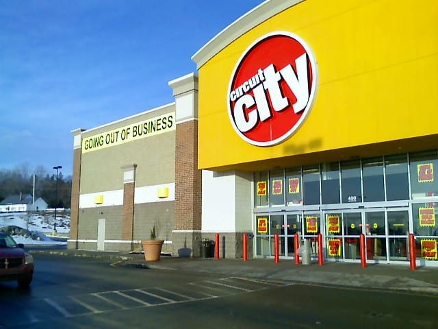 When Circuit City closed its corporate headquarters in 2009, employees returned from company meetings to find company-owned items on their desks tagged and moving boxes waiting. They were unemployed.