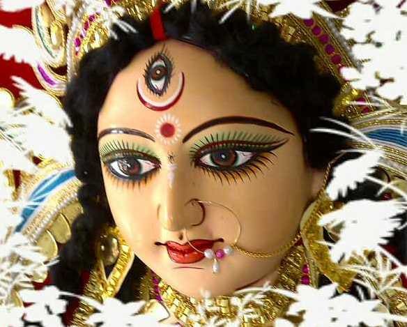 The Hindu goddess, Durga, protects humankind from evil. Hinduism is the third largest religion worldwide and is the oldest.