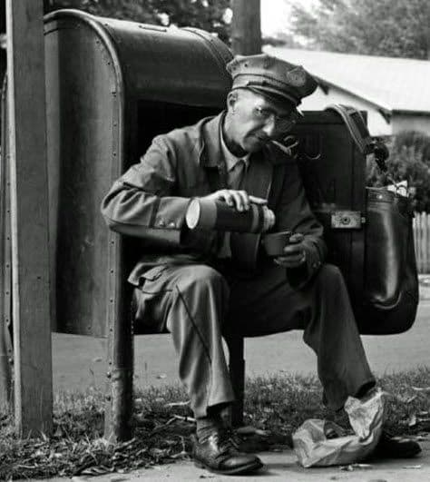 Are the days of leisurely collection box lunches a thing of the past for the American letter carrier?