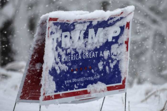 Snug in his oval office chair, his chambers heated merely by the friction of his executive-order-signing pen, I doubt Donald Trump is filling the chill of the freeze.