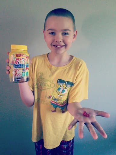 My son was excited that he had the opportunity to test Lil' Critters Gummy Vitamins. Smiley360 sent us this complimentary bottle.